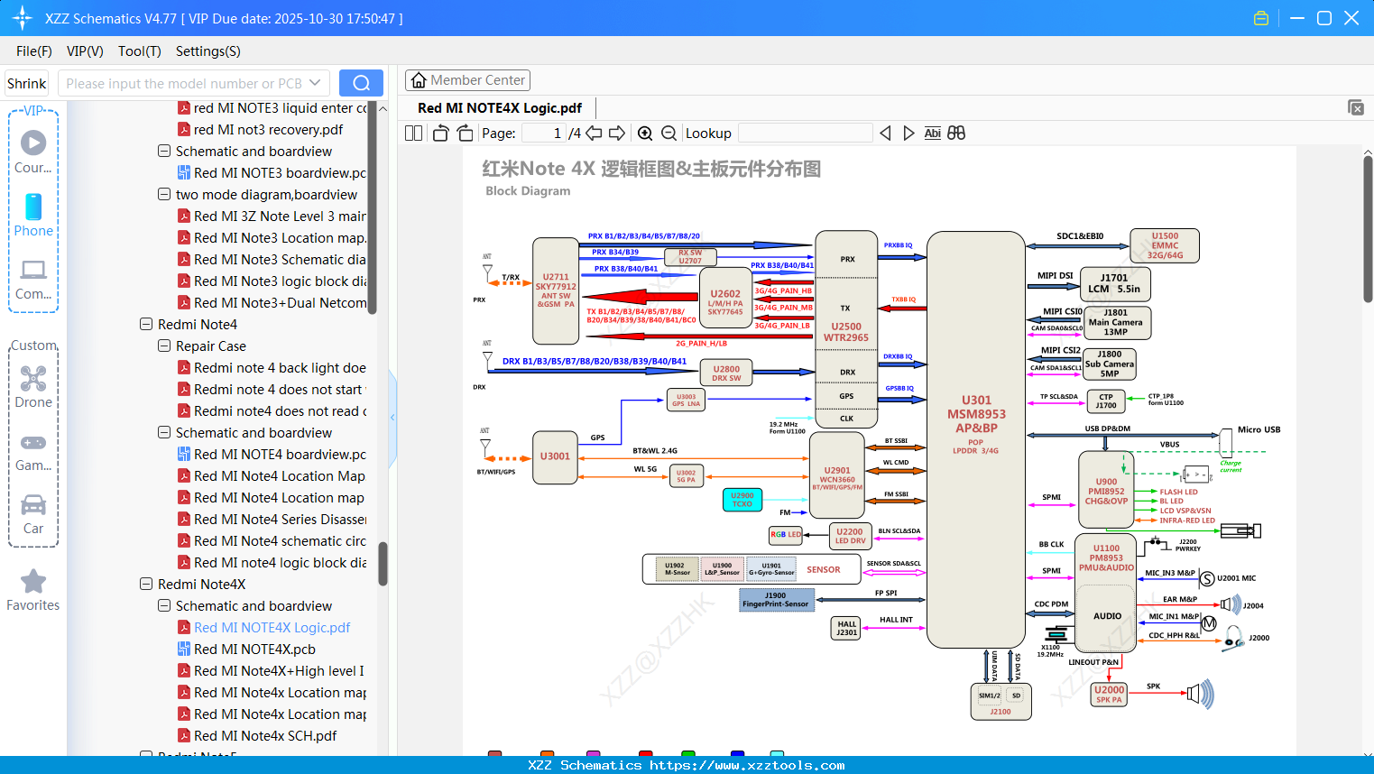 Xiaomi Redmi NOTE4X Logic